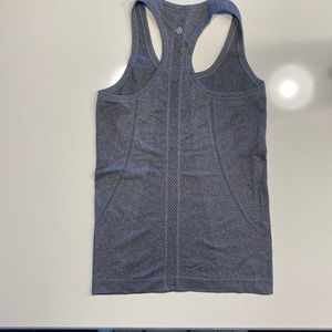 Gray Swiftly Tech Racer Back Tank Top